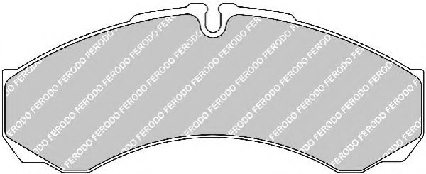 комплект спирачно феродо, дискови спирачки FVR1102