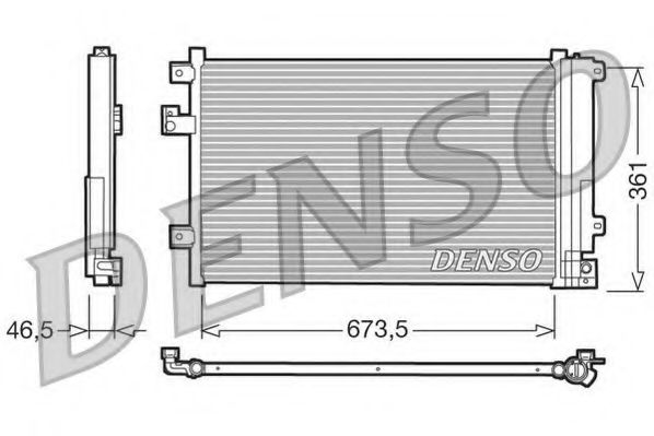 кондензатор, климатизация DCN09084