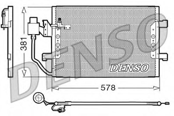 кондензатор, климатизация DCN17001