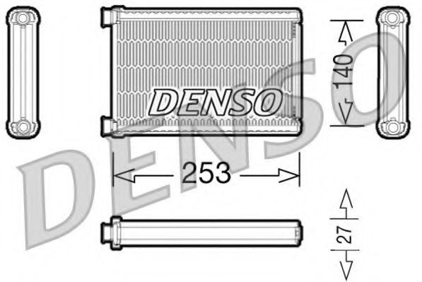 топлообменник, отопление на вътрешното пространство DRR05005