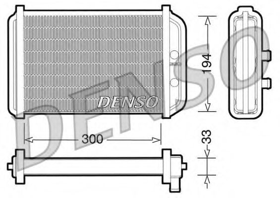 топлообменник, отопление на вътрешното пространство DRR09033