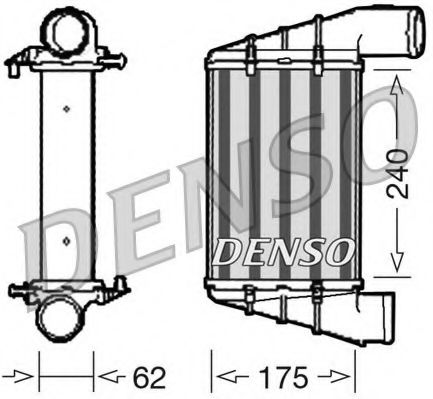 интеркулер (охладител за въздуха на турбината) DIT02001