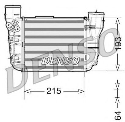 интеркулер (охладител за въздуха на турбината) DIT02020
