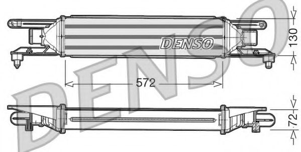 интеркулер (охладител за въздуха на турбината) DIT09105
