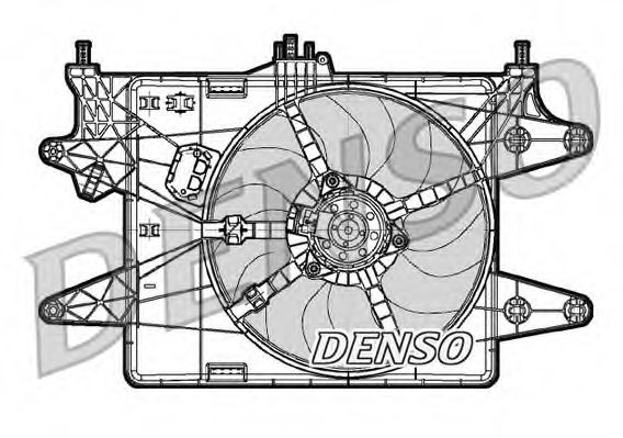 вентилатор, охлаждане на двигателя DER09081