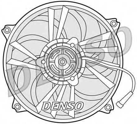 вентилатор, охлаждане на двигателя DER21014