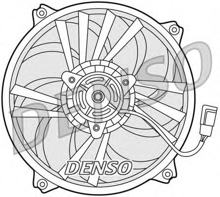 вентилатор, охлаждане на двигателя DER21015