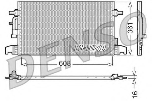 кондензатор, климатизация DCN02016