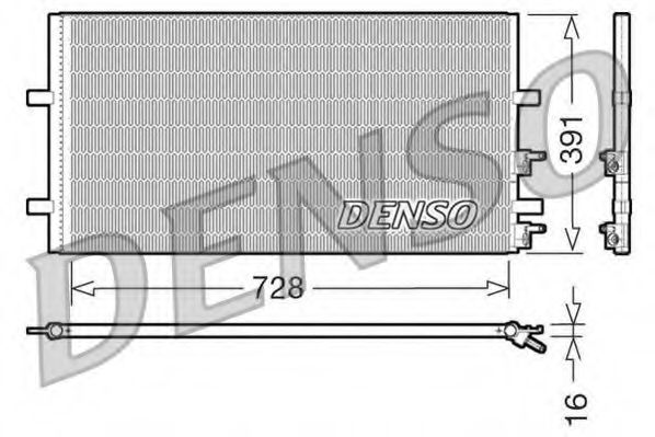 кондензатор, климатизация DCN10017