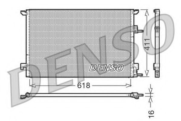 кондензатор, климатизация DCN25001