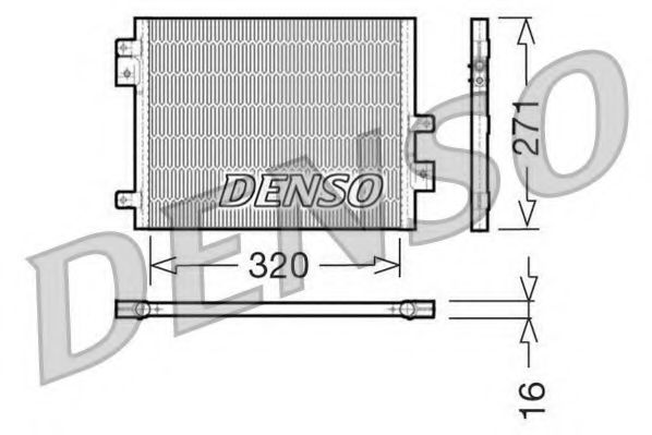 кондензатор, климатизация DCN28002