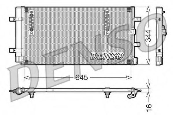 кондензатор, климатизация DCN32060