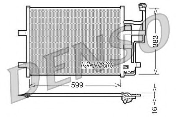 кондензатор, климатизация DCN44003